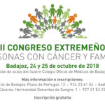 Cartel II Congreso de personas con cáncer y familiares