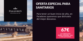 Paradores renueva su oferta a personal sanitario hasta mayo